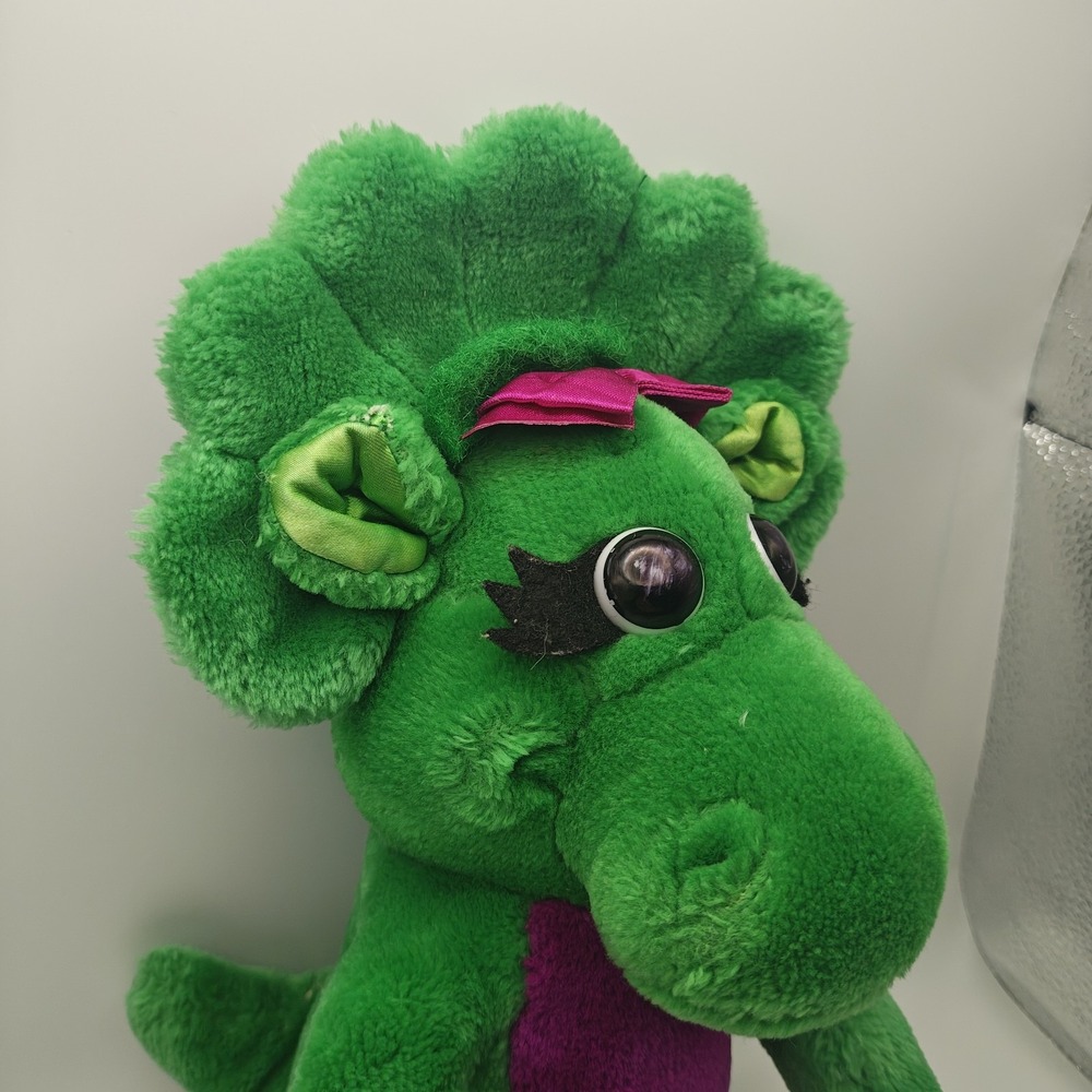 Baby Bop Barney 16" Green Plush Soft Doll Stuffed Animal Lyons Group 1992 F22 - Picture 2 of 5